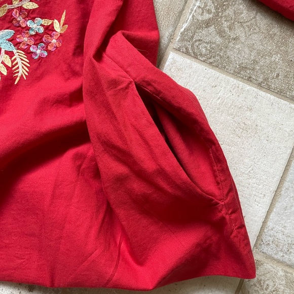 Free People Floral Embroidered “Peasant” Top - Picture 7 of 7